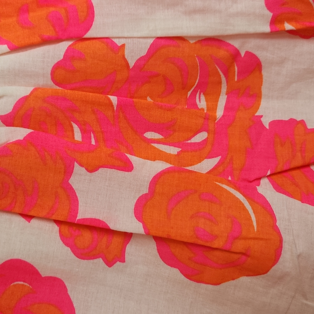 Lane bryant neon floral midi lined skirt - Picture 2 of 4
